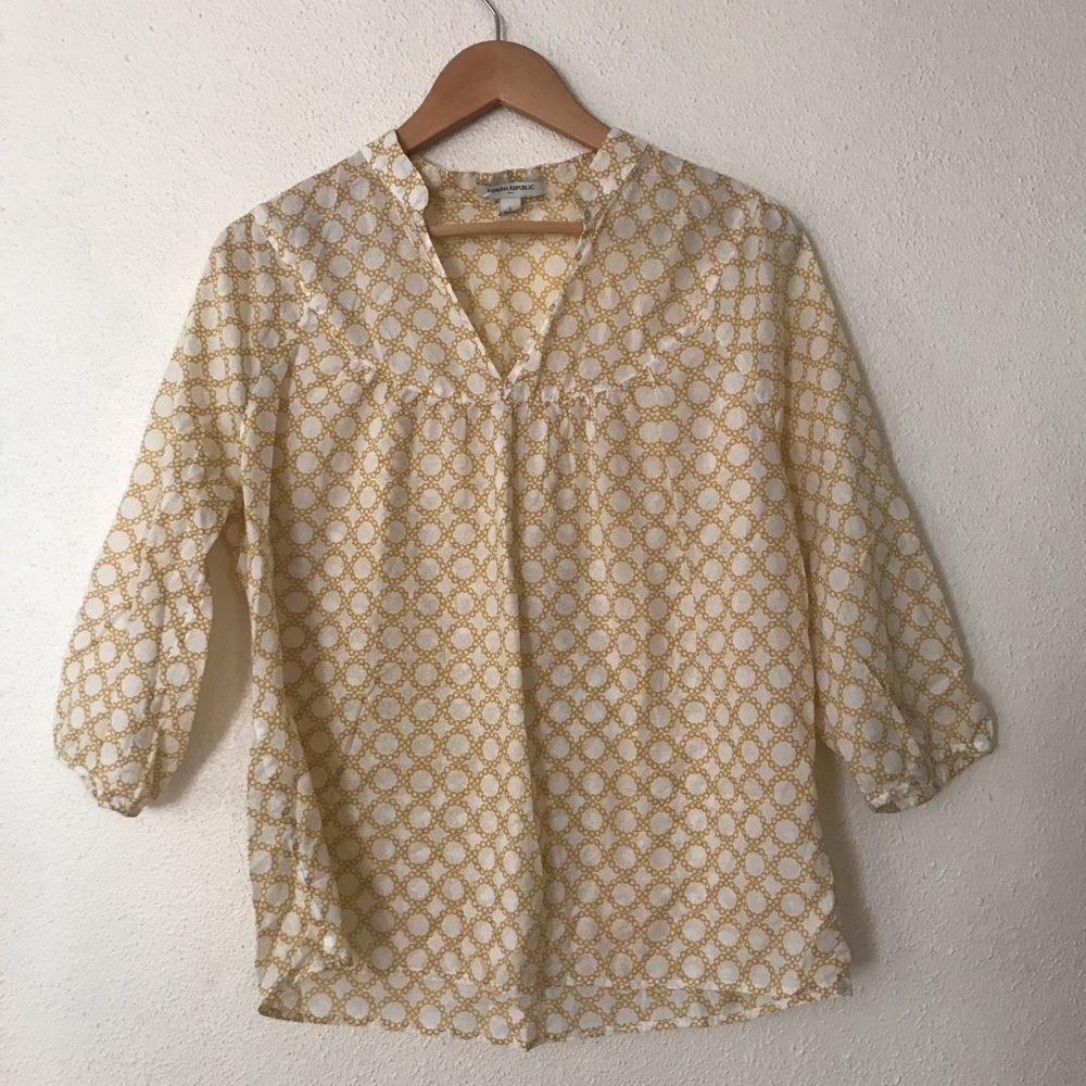 Banana Republic popover blouse